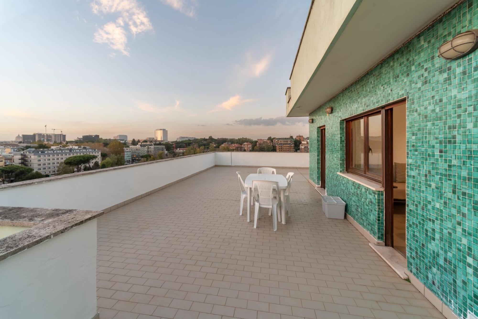 Eur - Penthouse Apartman Róma Kültér fotó